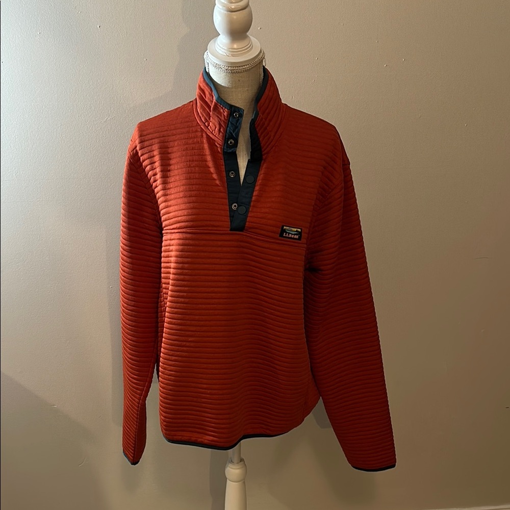 L.L. Bean Men's Rust Sweater